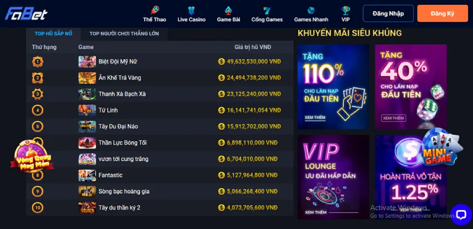 Chương trình VIP Cwin06